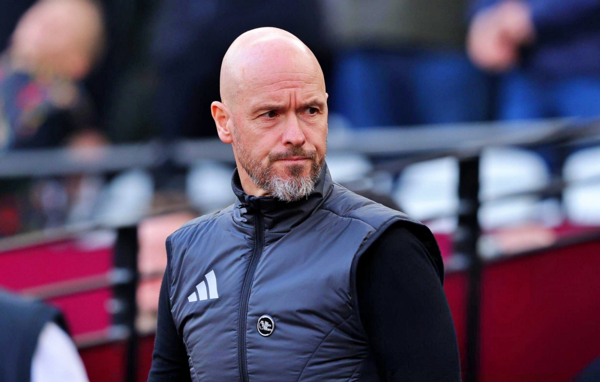 HLV Erik Ten Hag khả năng sẽ ngồi vào "ghế nóng" của Leverkusen. (Ảnh: Getty)