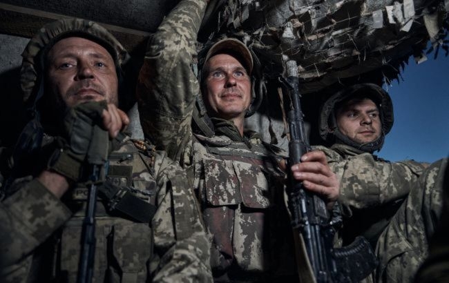 Binh sỹ Ukraine trên chiến trường. Ảnh: Getty