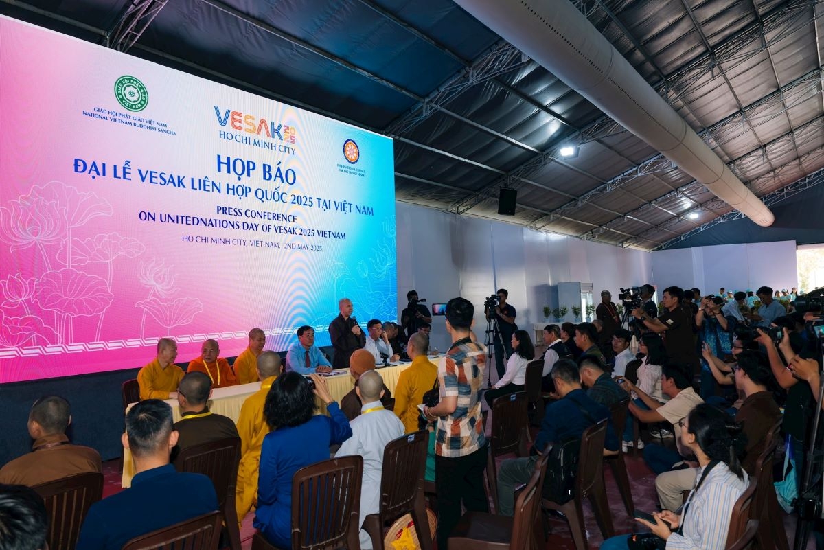 Buổi họp báo cung cấp thông tin về Đại lễ Vesak 2025