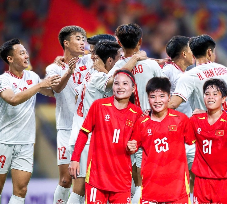 Vietnam’s men’s and women’s teams top SEA Games 33 football seedings (Photo: VFF)