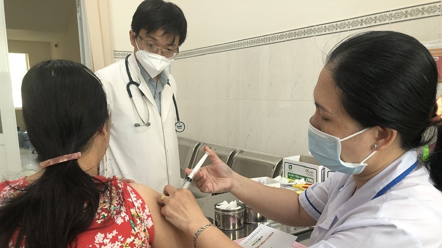 Tiêm vaccine phòng dại tại Đồng Nai (Ảnh: CDC Đồng Nai)