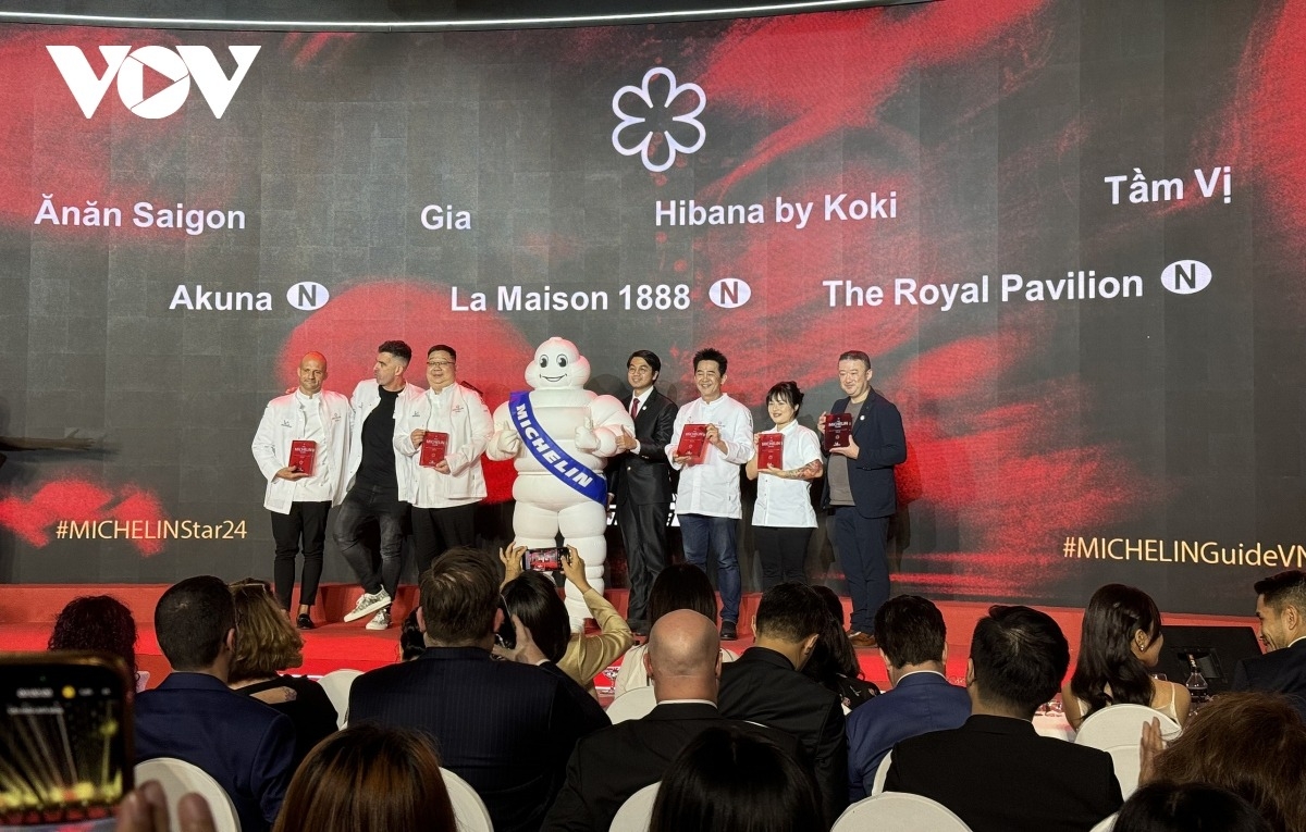 Sau lễ công bố năm 2024, Việt Nam đã có 7 nhà hàng được gắn sao MICHELIN.