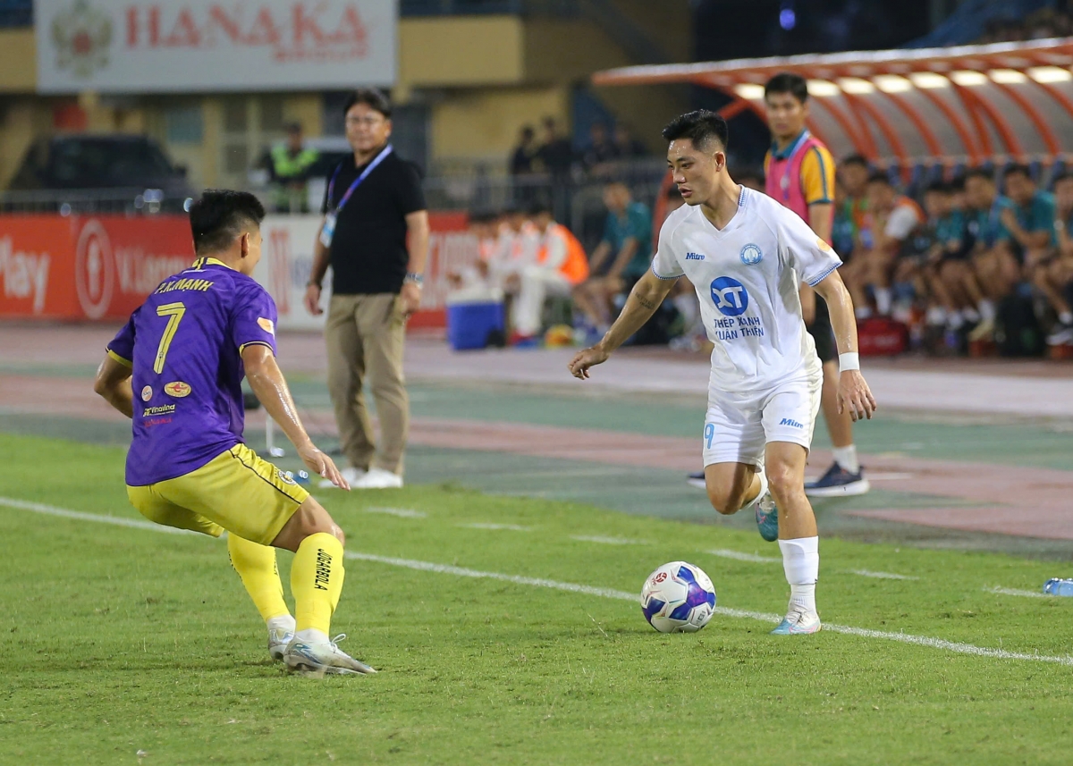 Nam Định vẫn đang có thế trận tốt trước Hà Nội FC.