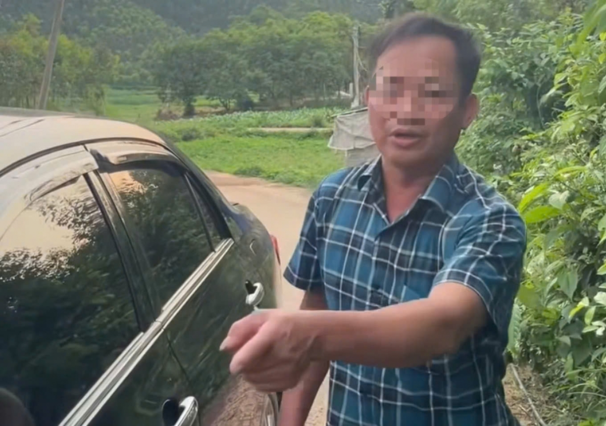 Tài xế ô tô trong vụ việc
