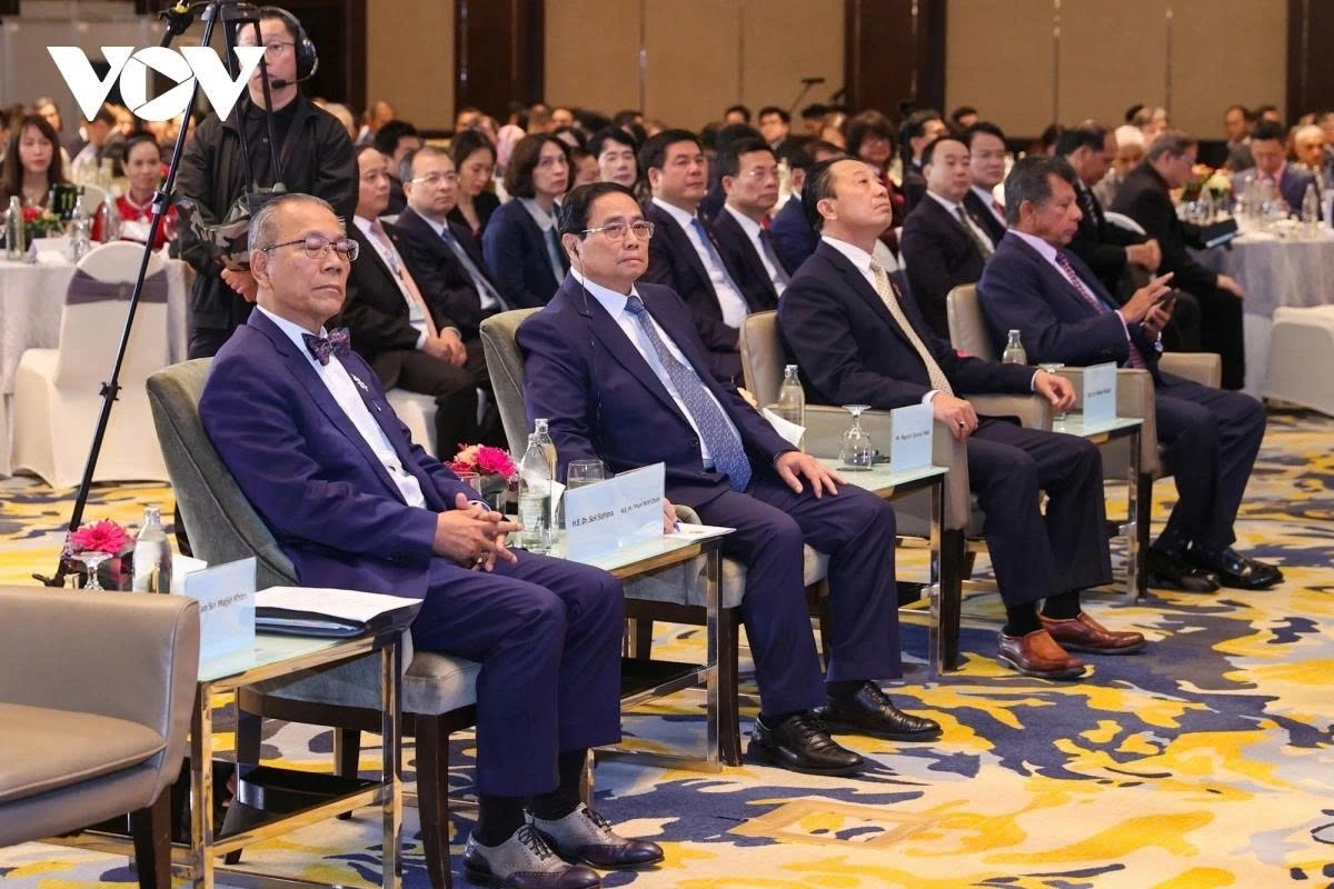 Thủ tướng Phạm Minh Chính cùng các đại biểu tại Diễn đàn Lãnh đạo và Đối tác ASEAN.