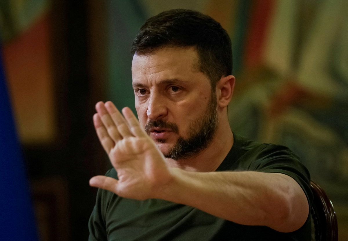 Tổng thống Ukraine Zelensky (Ảnh: Reuters)