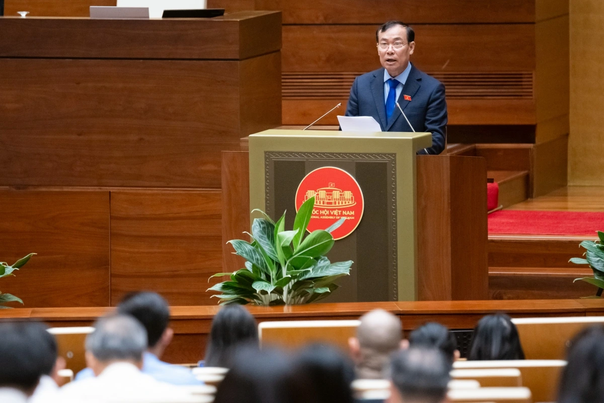Chủ nhiệm Ủy ban Quốc phòng, An ninh và Đối ngoại Lê Tấn Tới. (Ảnh: Quốc hội)