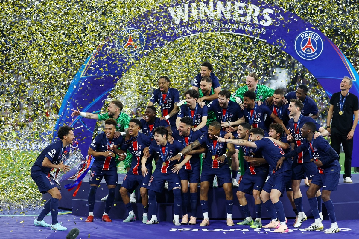 PSG lên ngôi vô địch xứng đáng tại Cúp C1 châu Âu 2024/2025. 