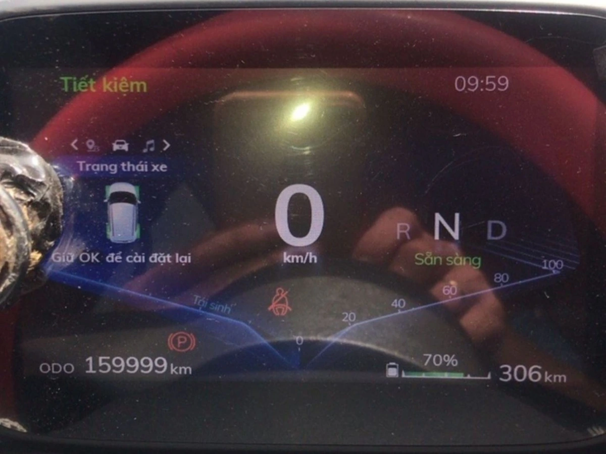 Chiếc VinFast VF 5 của anh Hoàng Thanh Tùng (Nghệ An) đã chạm mốc 160.000 km (Ảnh: FBNV)