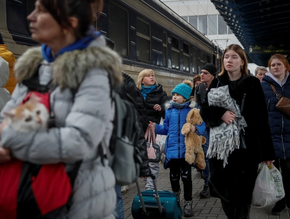 Nhiều quốc gia châu Âu đã bắt đầu từ chối người tị nạn Ukraine (Ảnh: Reuters)