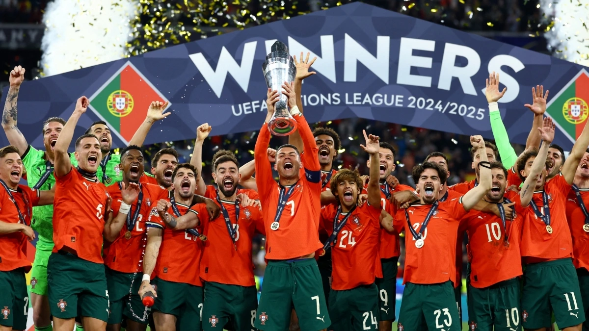 Bồ Đào Nha lần thứ 2 vô địch UEFA Nations League (Ảnh: Reuters).
