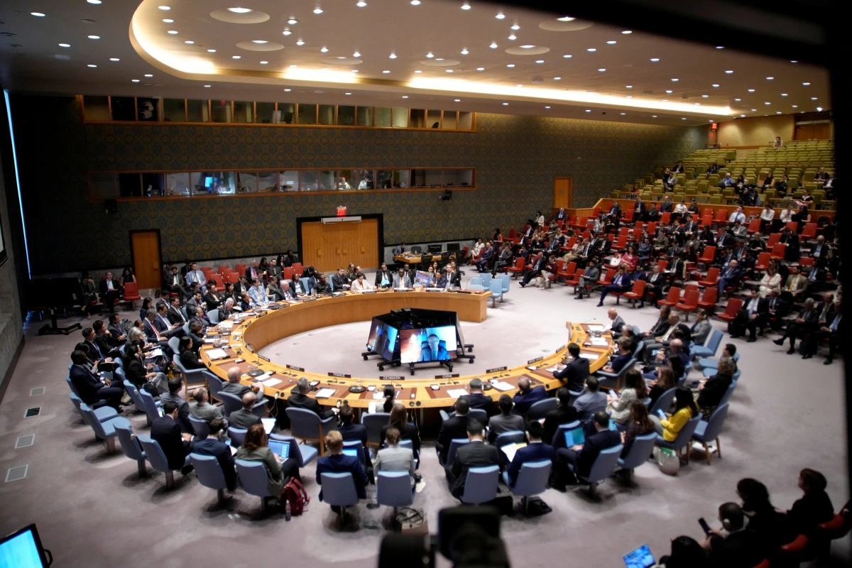 Hội đồng Bảo an Liên Hợp Quốc họp tại New York sau cuộc tấn công của Israel vào Iran. Ảnh: Reuters