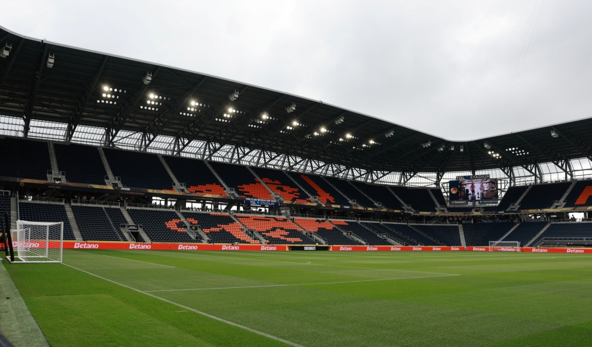 Sân vận động TQL ở Cincinnati, Ohio, Mỹ đã sẵn sàng cho trận đấu đầu tiên tại bảng C FIFA Club World Cup 2025™ giữa Bayern vs Auckland (Ảnh: Reuters)