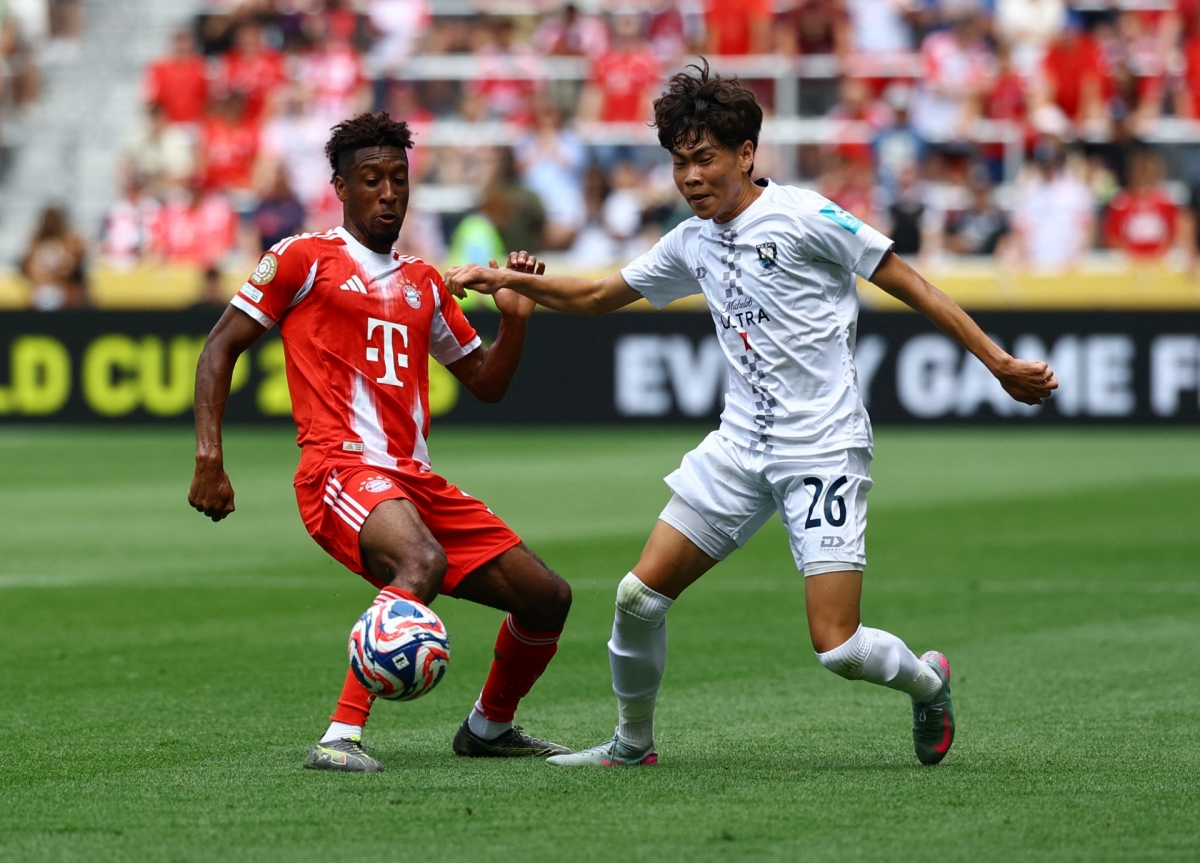 Các cầu thủ Bayern dễ dàng tạo nên cơn mưa bàn thắng trước Auckland (Ảnh: Reuters)