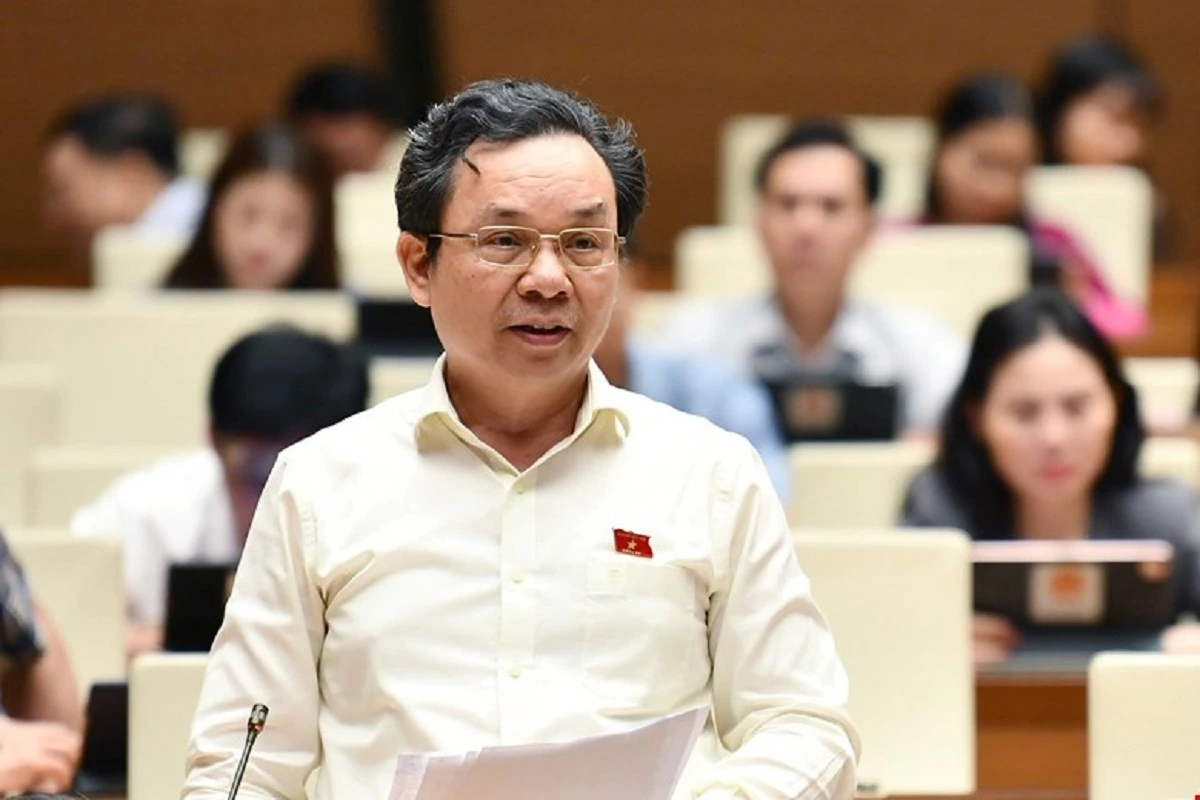 Đại biểu Hoàng Văn Cường (Hà Nội)                  Ảnh: Media Quốc hội