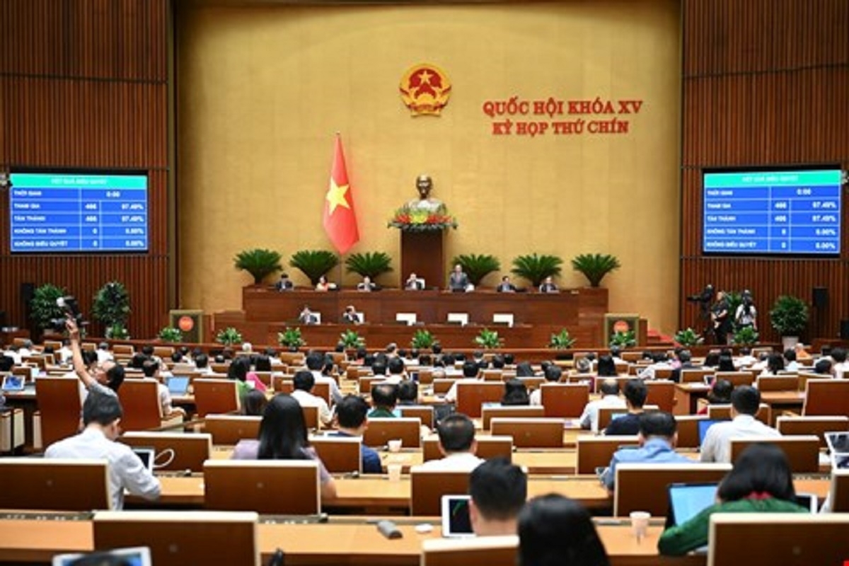 Toàn cảnh phiên họp. (Ảnh: Media Quốc hội)