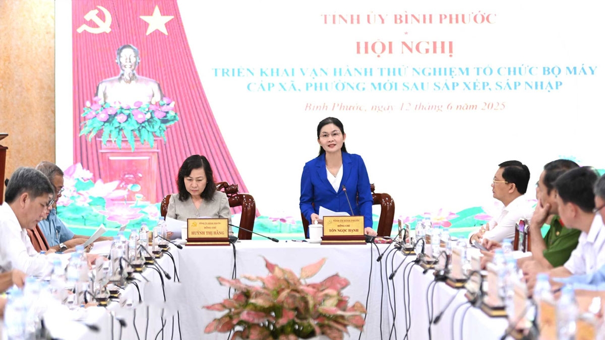 Bình Phước họp triển khai công tác vận hành thử nghiệm các xã, phường mới