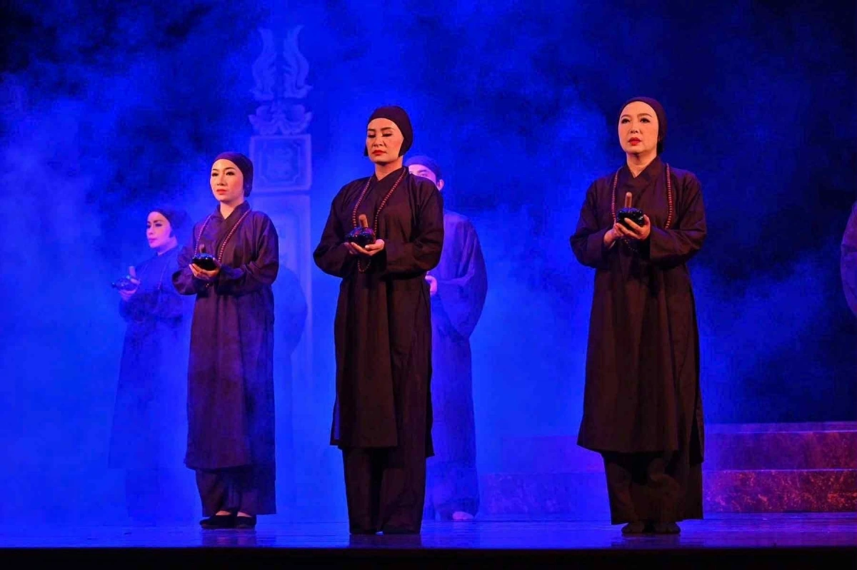 Nhà hát chèo Hà Nội từng gây tiếng vang lớn với vở "Quan Âm Thị Kính" cách đây 20 năm.