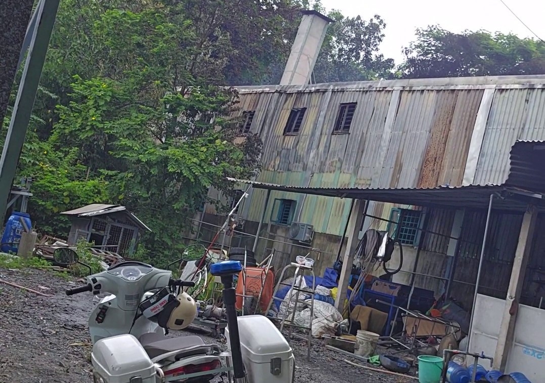 Khu vực xảy ra hỏa hoạn.