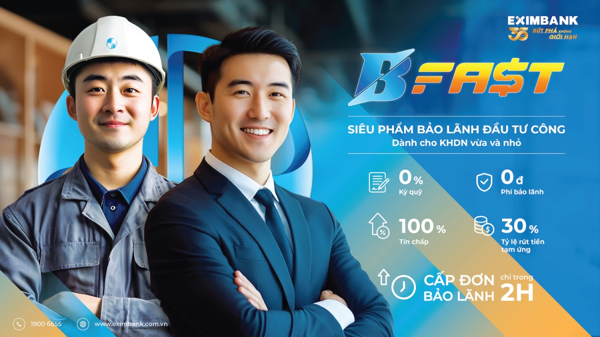 BFast, sản phẩm bảo lãnh đầu tư công, hỗ trợ doanh nghiệp tăng tốc dự án