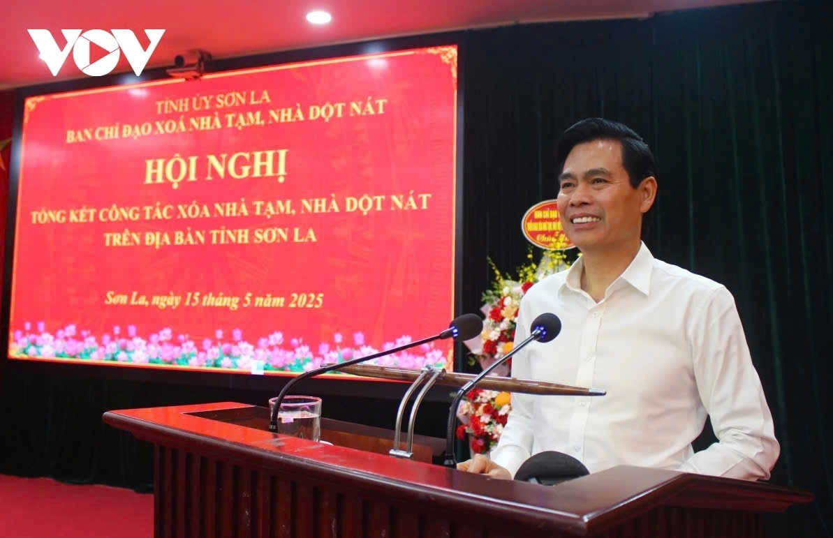 Ông Hoàng Quốc Khánh, Bí thư Tỉnh uỷ Sơn La cho biết, chương trình xoá nhà tạm ở Sơn La thành công nhờ sự quyết tâm và tinh thần đại đoàn kết các dân tộc