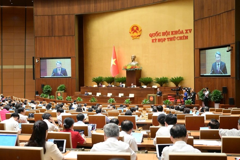 Quốc hội thông qua Luật sửa đổi, bổ sung một số điều của Bộ luật Hình sự tại Kỳ họp thứ 9. Ảnh: Quốc hội