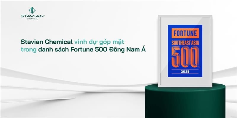 Stavian Hóa chất được Tạp chí Fortune vinh danh Top 219