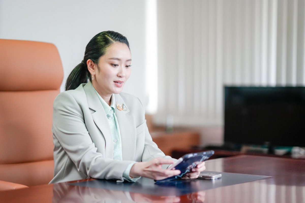 Thủ tướng Thái Lan điện đàm với Tổng thống Pháp. Nguồn: Văn phòng Thủ tướng Thái Lan