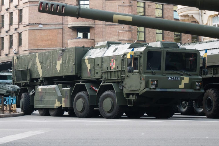 Hệ thống tên lửa chiến thuật Sapsan của Ukraine. Ảnh: Kyiv Independent