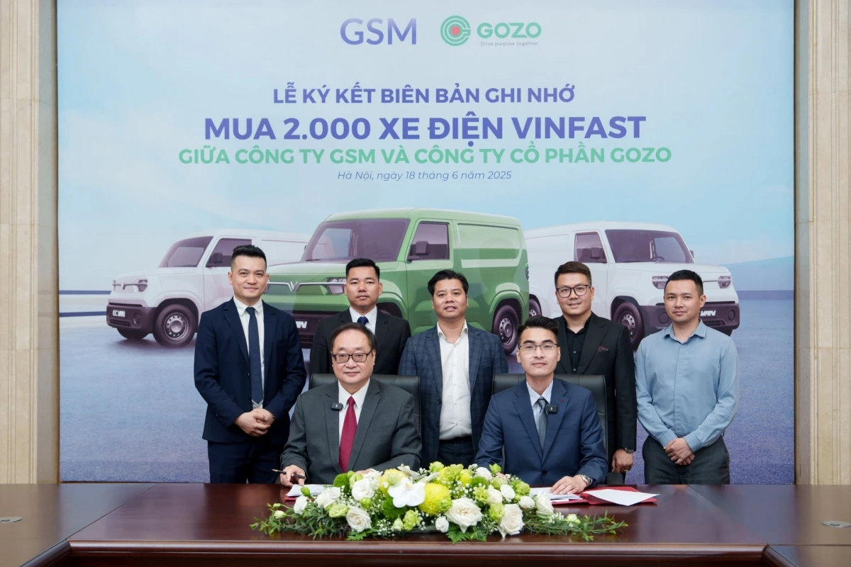  GOZO Express sẽ mua 2.000 xe VinFast EC Van từ Xanh SM