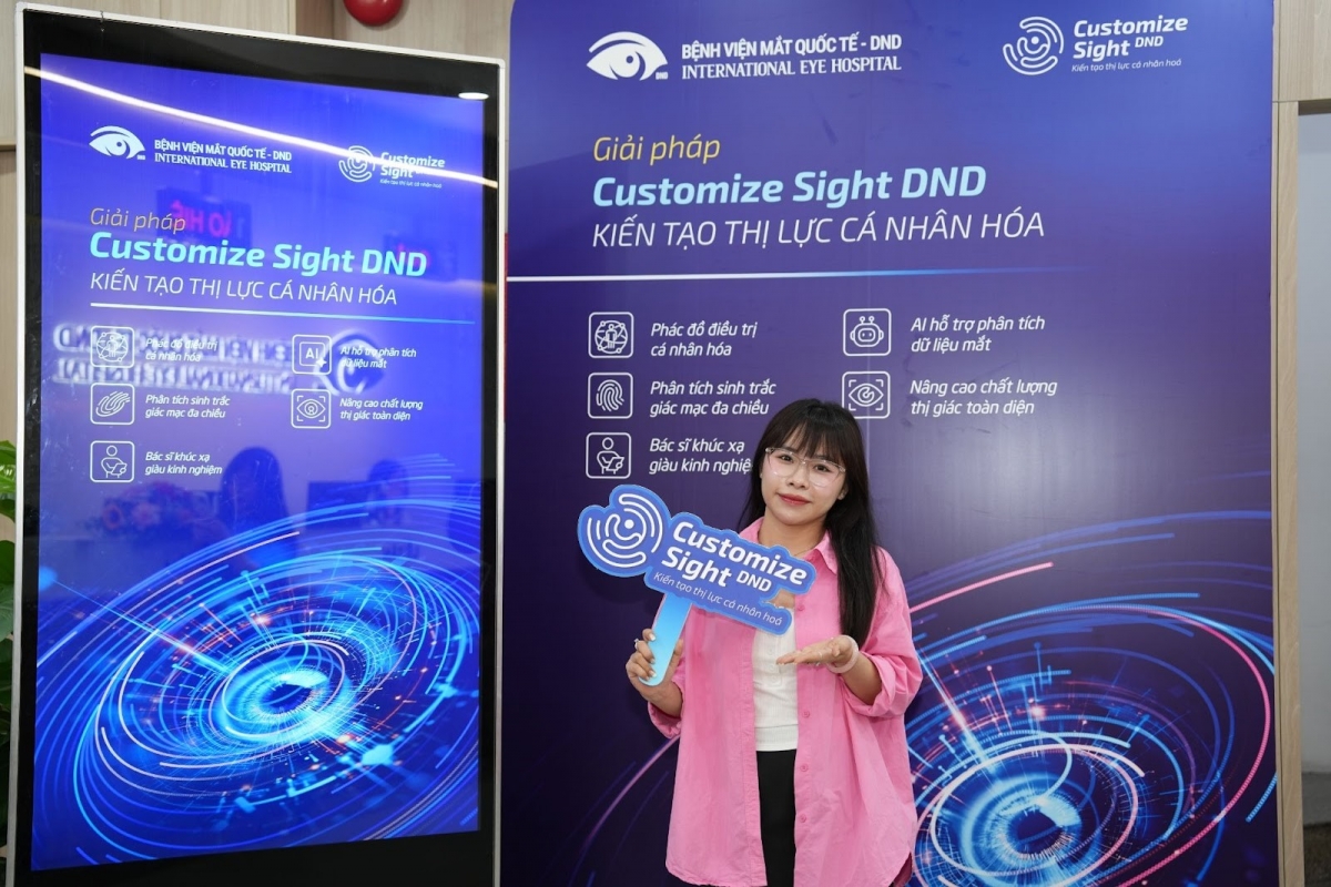 Customize Sight DND là giải pháp điều trị cá nhân hóa nhằm thiết kế lộ trình phẫu thuật an toàn, chính xác với từng người