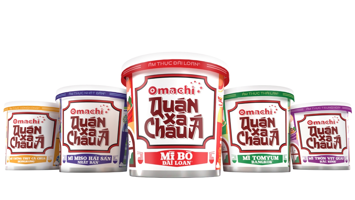 Hộp đồ ăn Quán xá Châu Á của Omachi - Khởi đầu là 5 món ngon đặc trưng của châu Á đã được Omachi "đóng hộp thông qua công nghệ sấy lạnh