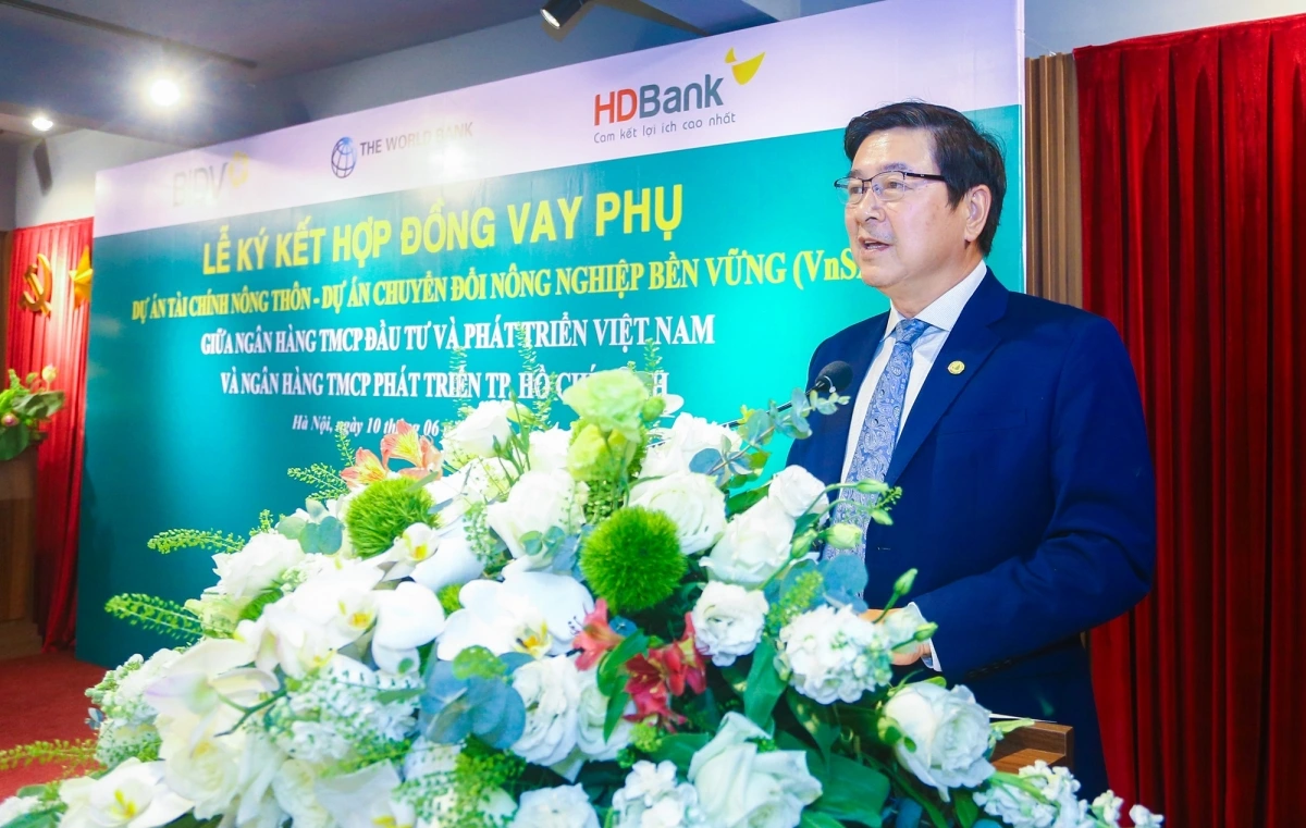 Phó Tổng giám đốc Thường trực HDBank: “Ngân hàng sẽ triển khai chương trình tín dụng này một cách thiết thực, hiệu quả, đồng hành cùng Chính phủ và World Bank trong quá trình tái cơ cấu ngành nông nghiệp”