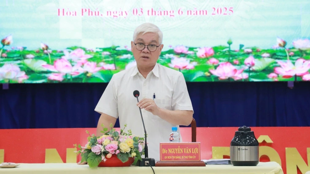 Bí thư Tỉnh ủy Nguyễn Văn Lợi yêu cầu, phường mới phải phục vụ nhân dân và doanh nghiệp tốt hơn
