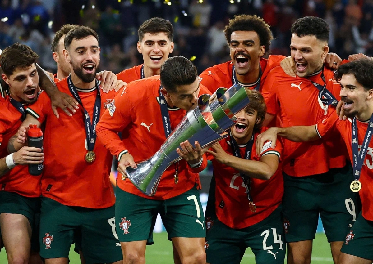 Bồ Đào Nha đánh bại Tây Ban Nha để vô địch UEFA Nations League 2024/2025 (Ảnh: Reuters).