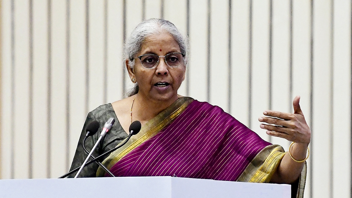 Bộ trưởng Tài chính Ấn Độ - Bà Nirmala Sitharaman - Ảnh: ANI