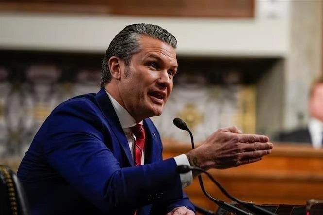 Bộ trưởng Quốc phòng Mỹ Pete Hegseth. (Ảnh: Reuters)