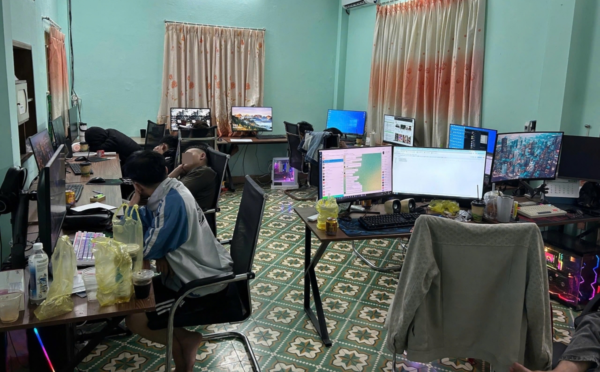 Các đối tượng thuê nhà để thực hiện hành vi lừa đảo