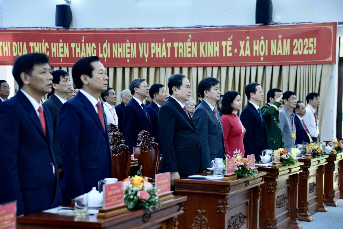 Chủ tịch Quốc hội Trần Thanh Mẫn dự Lễ công bố Nghị quyết, Quyết định của Trung ương và địa phương về sáp nhập đơn vị hành chính cấp tỉnh, cấp xã tại TP Cần Thơ