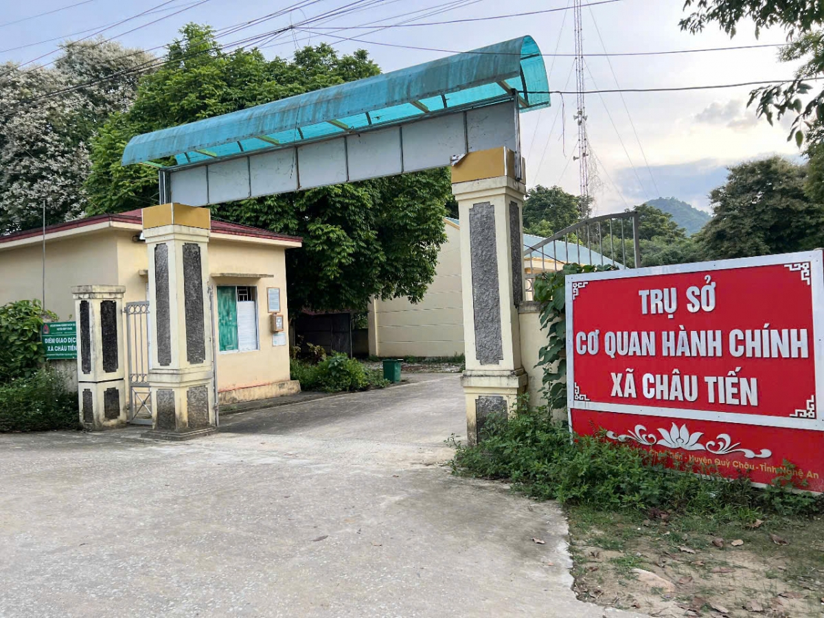 UBND xã Châu Tiến, huyện Quỳ Châu (Nghệ An).