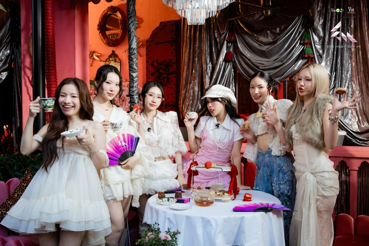 Các Em xinh xuất hiện diện các trang phục mang xu hướng Cottagecore