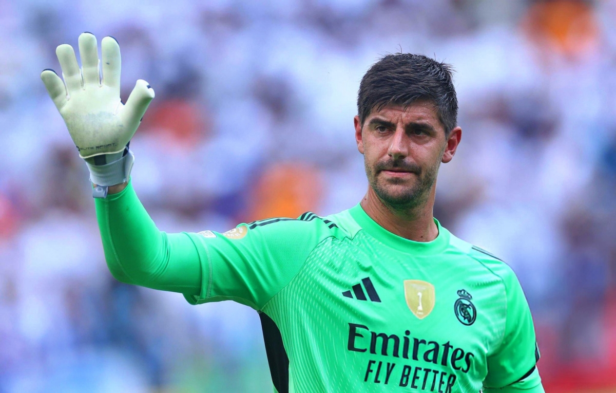 Thủ môn Thibaut Courtois chuẩn bị ký bản hợp đồng mới với Real Madrid. (Ảnh: Getty)