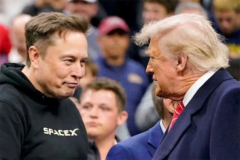 Ông Trump nói quan hệ với tỷ phú Elon Musk đã kết thúc. Ảnh: Nathan Howard/Reuters