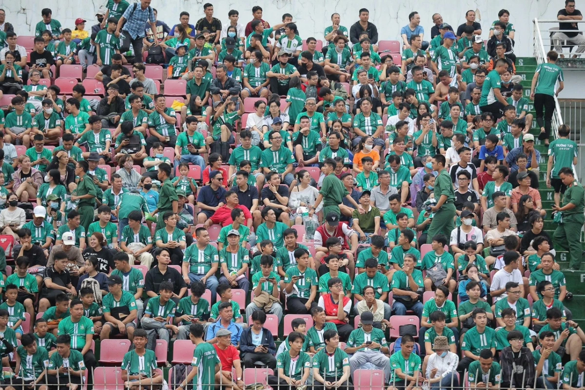 Trận đấu thu hút sự quan tâm rất lớn từ người hâm mộ (Ảnh: Bình Phước FC)