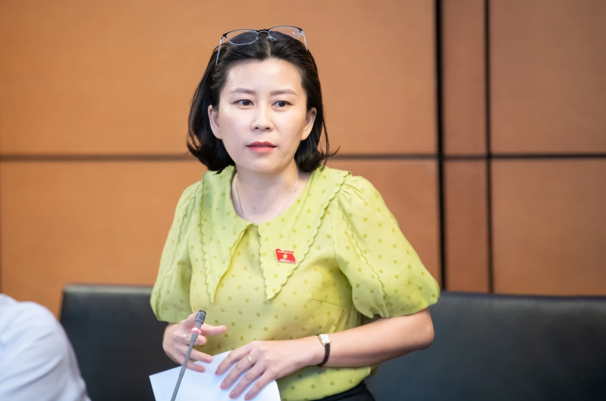 Đại biểu Lê Đào An Xuân - Đoàn ĐBQH tỉnh Phú Yên (cũ). Ảnh: Quốc hội