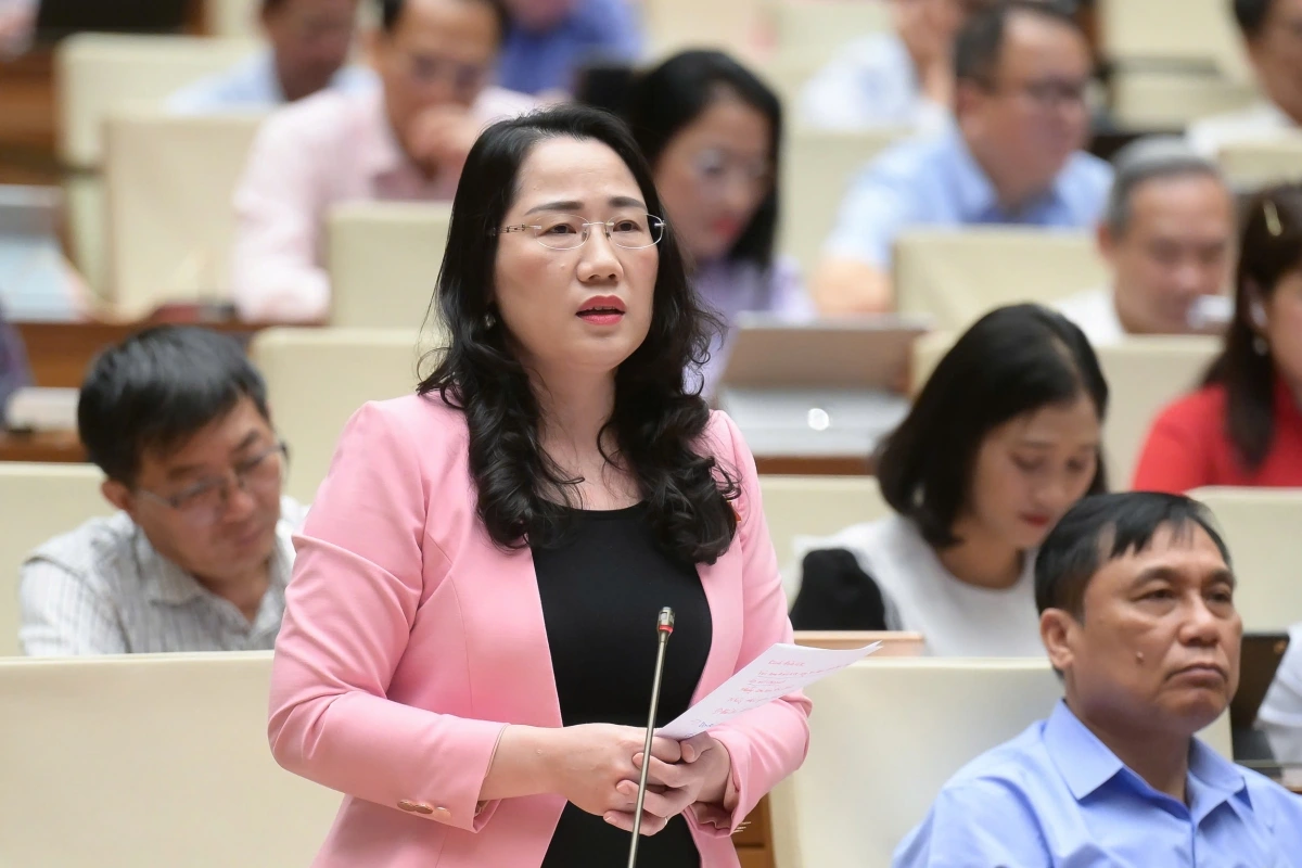 Đại biểu Nguyễn Thị Thủy - Phó Chủ nhiệm Ủy ban Pháp luật và Tư pháp của Quốc hội. (Ảnh: Quốc hội)