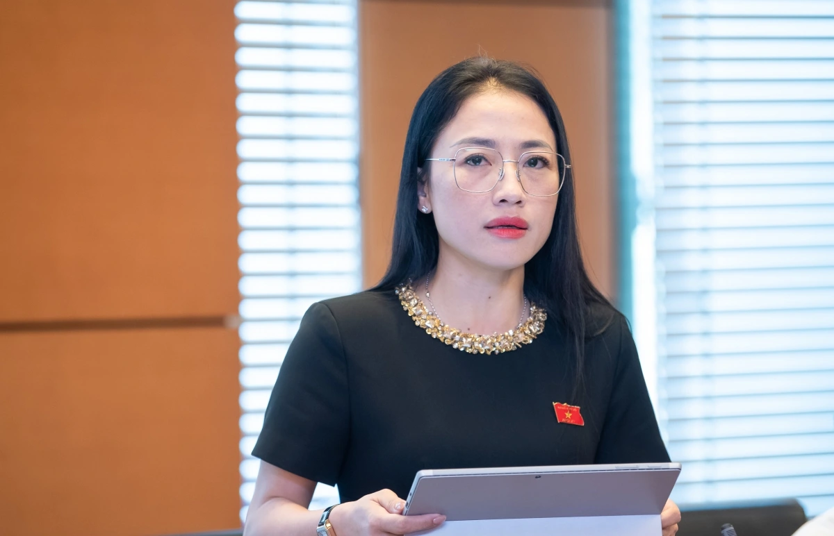 Đại biểu Trần Khánh Thu - Đoàn ĐBQH tỉnh Thái Bình (cũ). Ảnh: Quốc hội
