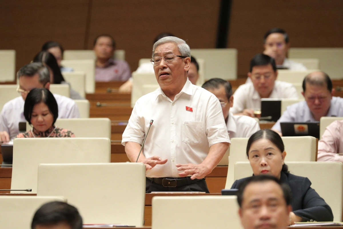 Đại biểu Lê Xuân Thân (đoàn Khánh Hòa).
