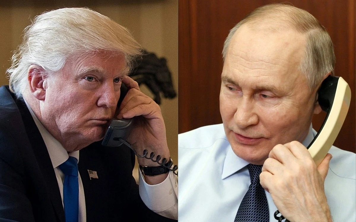 Tổng thống Mỹ Trump và người đồng cấp Nga Putin. Ảnh: SCMP.