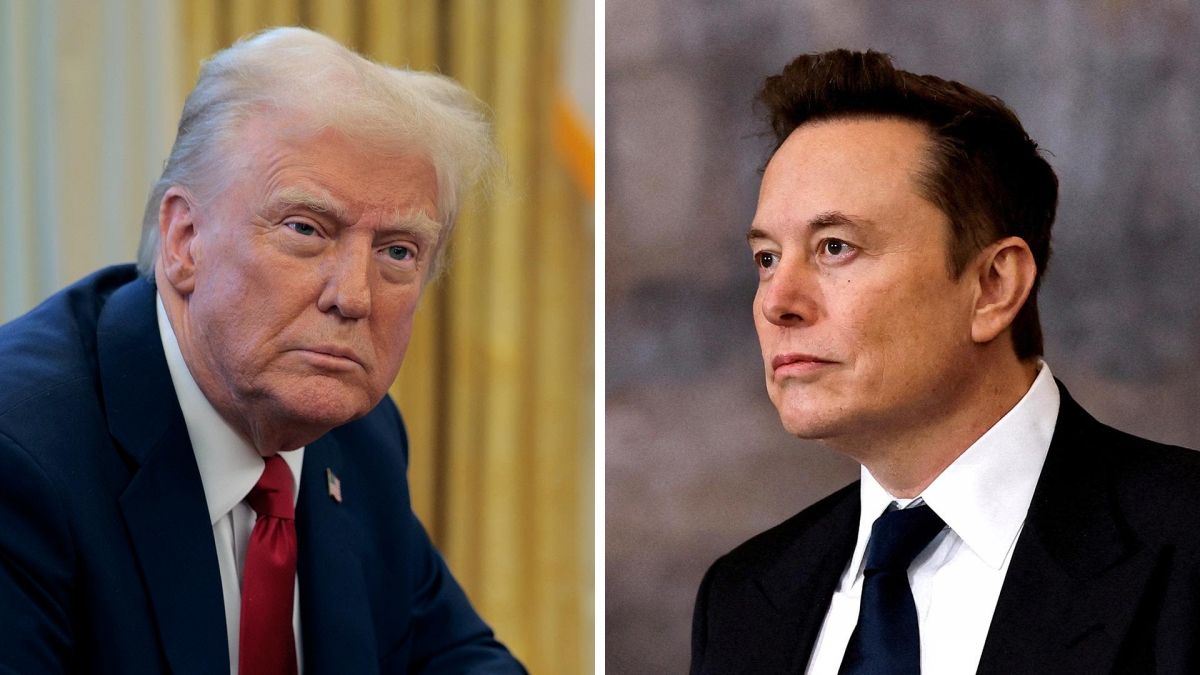 Tổng thống Donald Trump và tỷ phú Elon Musk. Ảnh: CNN